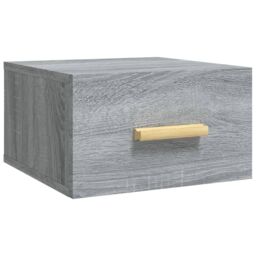 Berkfield Home Wall-mounted Bedside Cabinets 2 pcs Grey Sonoma 35x35x20 cm - Size: 35 x 35 x 20 cm - thumbnail 6