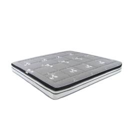 Angel Cerda Natural-Latex Hybrid Mattress with Pocket Springs in Grey - Size: EU King