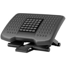 STILVORA Adjustable Desk Footrest with Massage Surface in Black - thumbnail 5
