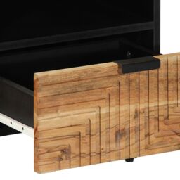 Berkfield Home Coffee Table 80x54x40 cm Solid Wood Acacia in Brown - Size: 80 x 54 x 40 cm - thumbnail 7