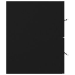 Berkfield Home Sink Cabinet Black 100x38.5x48 cm Engineered Wood - thumbnail 5