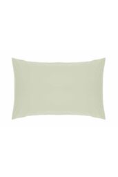 Belledorm Easy Care 200 Thread Count Cotton Polyester Percale Housewife Pillowcase in Pale Green