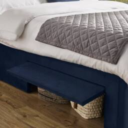 Cheshire Coral Royal Blue Dual Storage Door Bed - Double (135cm) - thumbnail 7