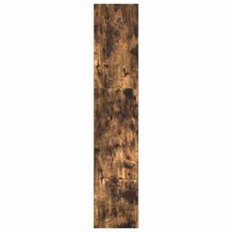 Berkfield Home Bookcase Smoked Oak 40x30x152 cm Engineered Wood in Brown - Size: 40 x 30 x 152 cm - thumbnail 6