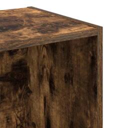 Berkfield Home Bookcase Smoked Oak 40x30x152 cm Engineered Wood in Brown - Size: 40 x 30 x 152 cm - thumbnail 8