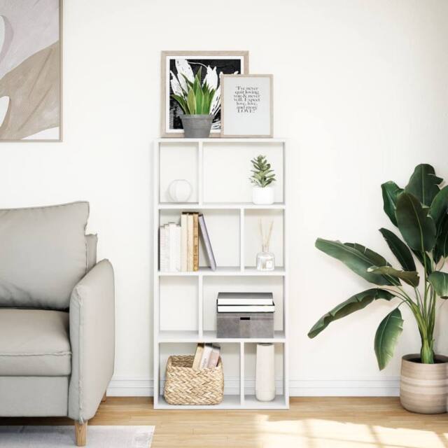 Berkfield Home Durable Bookcase White 60x20x120 cm Engineered Wood - Size: 60 x 20 x 120 cm - image 1