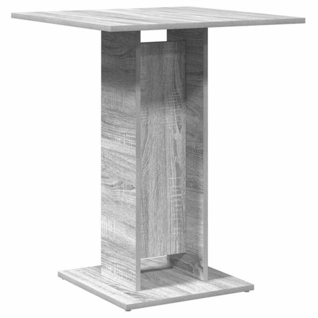 Berkfield Home Bistro Table Grey Sonoma 60x60x75 cm Engineered Wood - Size: 60 x 60 x 75 cm - image 1