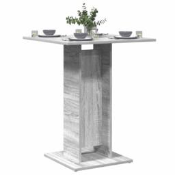 Berkfield Home Bistro Table Grey Sonoma 60x60x75 cm Engineered Wood - Size: 60 x 60 x 75 cm - thumbnail 2