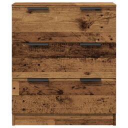 Berkfield Home Sideboard Old Wood 60x30x70 cm Engineered Wood in Brown - Size: 60 x 30 x 70 cm - thumbnail 4
