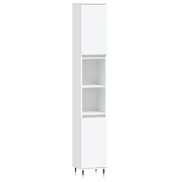 Berkfield Home 3 Piece Bathroom Furniture Set White Engineered Wood - thumbnail 5