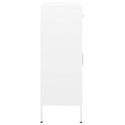 Berkfield Home Storage Cabinet White 80x35x101.5 cm Steel - thumbnail 3