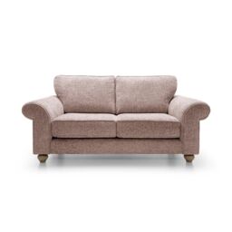 Abakus Direct Ingrid 3 Seater Sofa in Woodrose in Pale Pink - thumbnail 2
