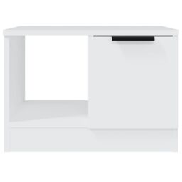 Berkfield Home Coffee Table White 50x50x36 cm Engineered Wood - Size: 50 x 50 x 36 cm - thumbnail 5