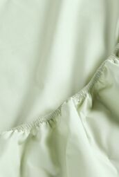 CHRISTY Pure Cotton Percale Fitted Sheets in Green - Size: Single Fitted - thumbnail 5