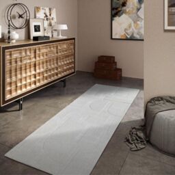 THE RUGS Villeroy & Boch 1906 Wool Rug Alexis - Soft Handwoven Geometric Design in White - Size: 160 cm x 230 cm - thumbnail 6