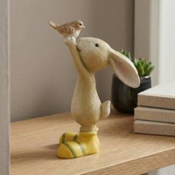Garden Greatness Spring Rabbit Holding Bird Ornament - Size: 1 Pack - thumbnail 2