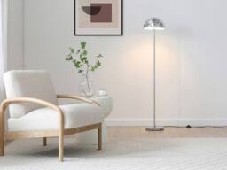 Vente-unique Chrome Metal Floor Lamp - D30 X H149 Cm - ONTARIO in Silver - thumbnail 7