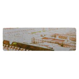 Benjamin Tate Design Chimney Tops Brown Runner Rug in Natural - Size: 67 cm x 230 cm - thumbnail 1
