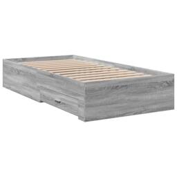 Berkfield Home Modern Bed Frame with Drawers without Mattress Grey Sonoma 90x200 cm - thumbnail 6