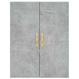 Berkfield Home Highboard Concrete Grey 69.5x34x180 cm Engineered Wood - thumbnail 6