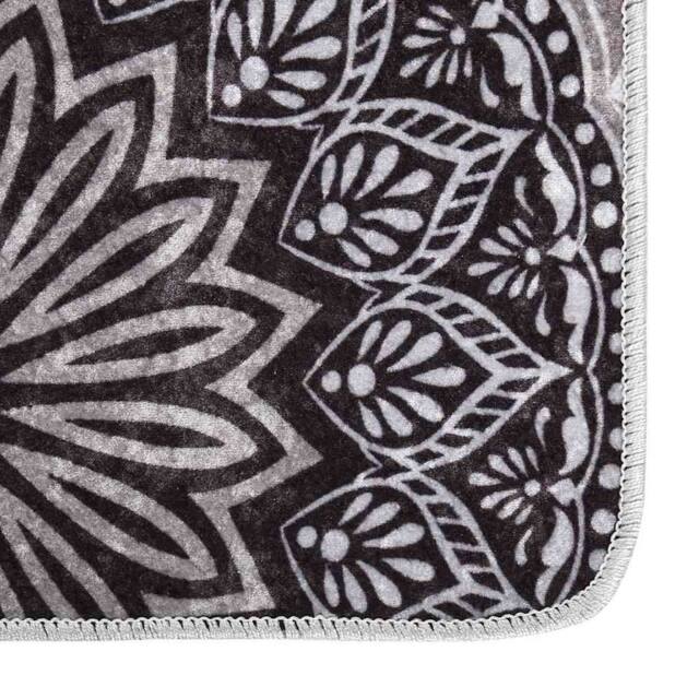 Berkfield Home Rug Washable 80x150 cm Multicolour Anti Slip - Size: 100 cm diameter - image 1