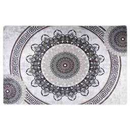 Berkfield Home Rug Washable 80x150 cm Multicolour Anti Slip - Size: 100 cm diameter - thumbnail 2