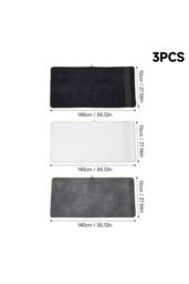 Living and Home 3-Pack Soft Bath Towels with Gold Lines - thumbnail 8