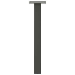 Berkfield Home Coffee Table Legs 4 pcs Anthracite 42 cm Steel in Black - thumbnail 6