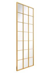 "MirrorOutlet Gold Modern Window Leaner / Wall Mirror 79"" X 31"" (200CM X 80CM) - Size: 1 Pack" - thumbnail 4