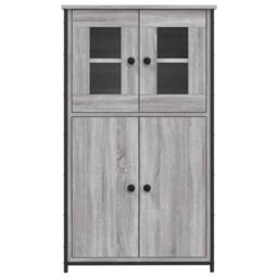 Berkfield Home Highboard Grey Sonoma 62x32x106.5 cm Engineered Wood - thumbnail 5