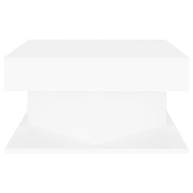Berkfield Home Decorative Coffee Table White 57x57x30 cm Engineered Wood - Size: 57 x 57 x 30 cm - image 1