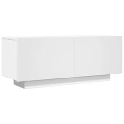 Berkfield Home TV Cabinet White 100x35x40 cm Engineered Wood - Size: 100 x 35 x 40 cm