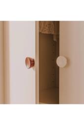 Cosmic Towel hook Coat hook Round handle Round knob, White Geyser Collection in Soft White - thumbnail 5