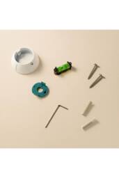 Cosmic Towel hook Coat hook Round handle Round knob, White Geyser Collection in Soft White - thumbnail 4