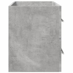 Berkfield Home Sink Cabinet Artisian Oak 80x38.5x48 cm Engineered Wood in Light Grey - thumbnail 6
