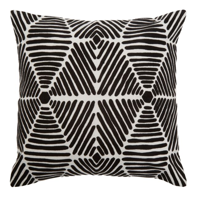 Orsina Bosie Ozella Black & White Square Cushion - image 1