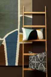 Orsina Bosie Ozella Black & White Square Cushion - thumbnail 5