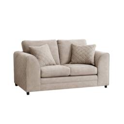 Furnishings For Less UK Quilted Chenille Fabric Sofa Set 3 & 2 Seater Scatter Back in Beige - thumbnail 3