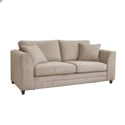 Furnishings For Less UK Quilted Chenille Fabric Sofa Set 3 & 2 Seater Scatter Back in Beige - thumbnail 2