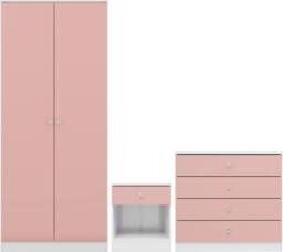 Seconique Denver Trio Set -White & Pink Gloss - thumbnail 2