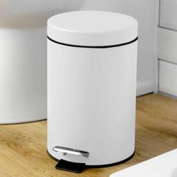 EONLION White 3 LITRE SMALL BIN BATHROOM - Size: 100 cm - thumbnail 1