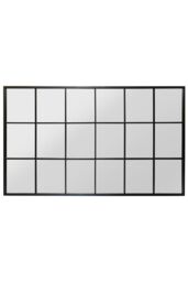"MirrorOutlet The Fenestra Black Modern Window Leaner / Wall Mirror 79"" X 47"" 200CM X 120CM - Size: 1 Pack" - thumbnail 4