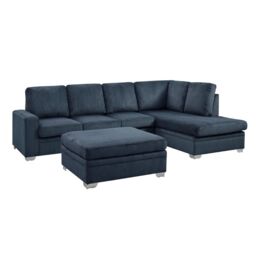 Home Detail Men's Alcott Footstool in Dark Blue - thumbnail 3