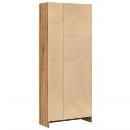 Berkfield Home Bookcase Artisian Oak 60x24x143 cm Engineered Wood in Brown - Size: 60 x 24 x 143 cm - thumbnail 6