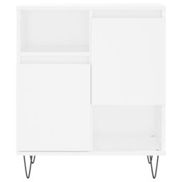 Berkfield Home Sideboard White 60x35x70 cm Engineered Wood - Size: 60 x 35 x 70 cm - thumbnail 5