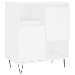 Berkfield Home Sideboard White 60x35x70 cm Engineered Wood - Size: 60 x 35 x 70 cm - thumbnail 2