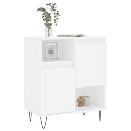 Berkfield Home Sideboard White 60x35x70 cm Engineered Wood - Size: 60 x 35 x 70 cm - thumbnail 3