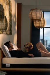 Panda London Panda Hybrid Bamboo Mattress Pro in White - Size: EU King - thumbnail 4