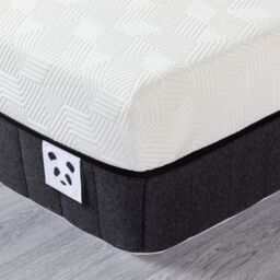 Panda London Panda Hybrid Bamboo Mattress Pro in White - Size: EU King