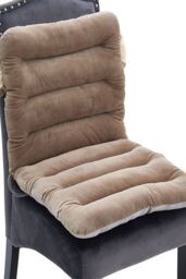 Living and Home Integrated Plush Desk Chair Cushion in Khaki - thumbnail 6